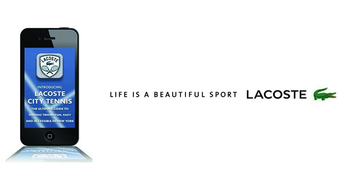 Lacoste launches tennis app for New Yorkers