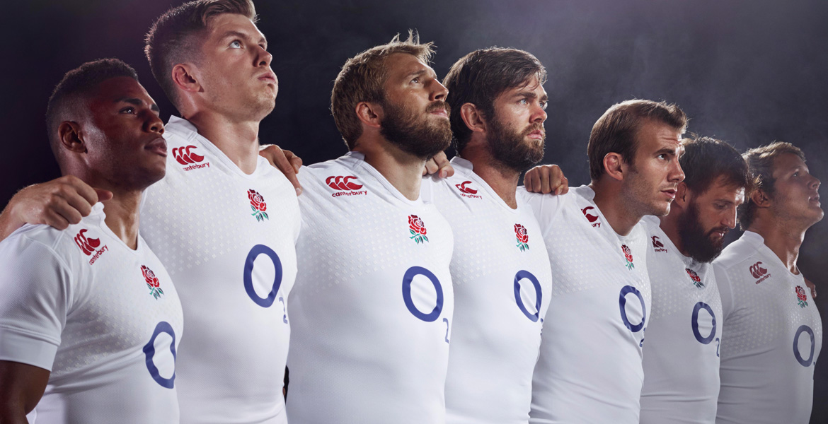 Canterbury puts the Rose at the Heart of the new England shirt
