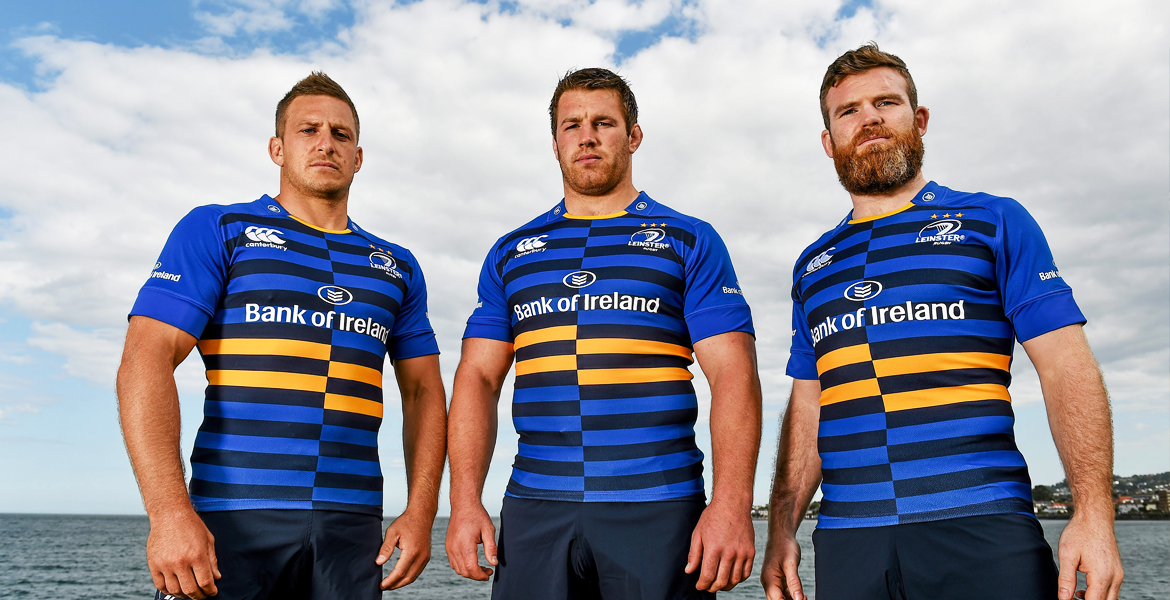 Gold harp of Leinster at heart of new Canterbury shirt