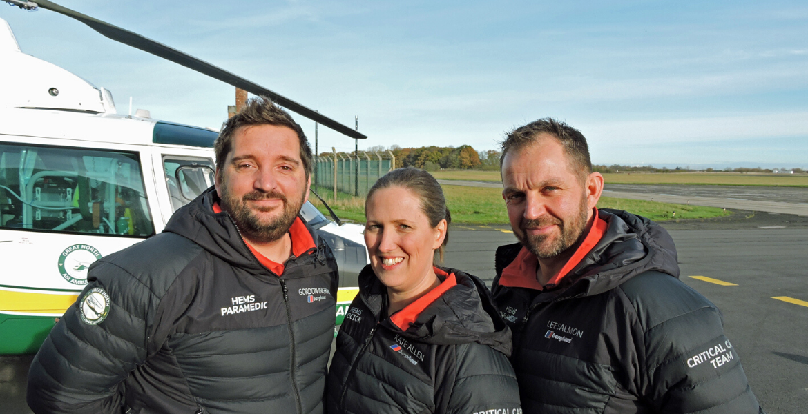 Berghaus is proud to support air ambulance crews this winter