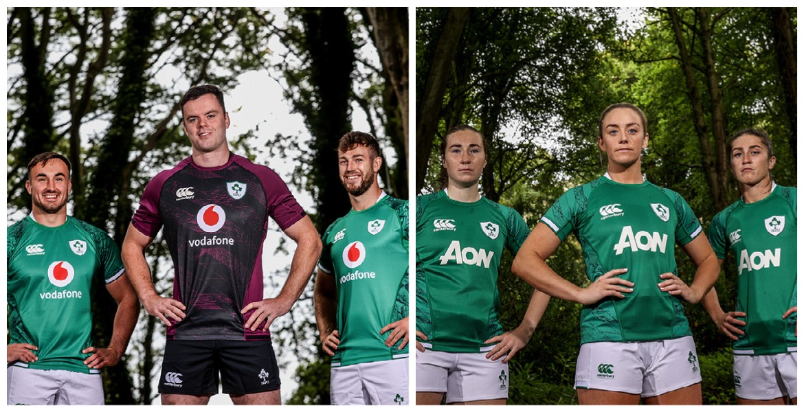 Canterbury unveils new Ireland rugby jersey