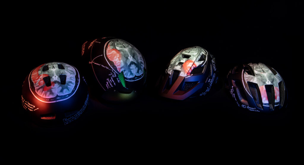 Endura has designed four unique helmets using real-life head injury scans.