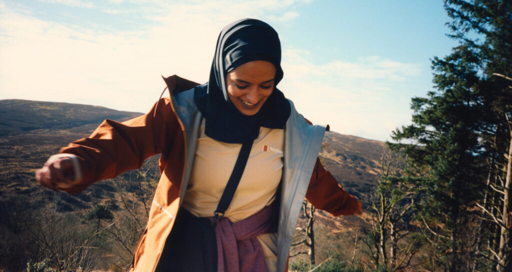 Berghaus has launched its first hijab for adventurers to help more people enjoy the physical and mental health benefits of the outdoors. © Sandra Seaton for Refinery29